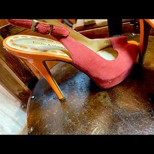 Enzo Angiolini heels with strap